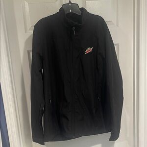 XL Stormtech Black Jacket with Mountain Dew Logo